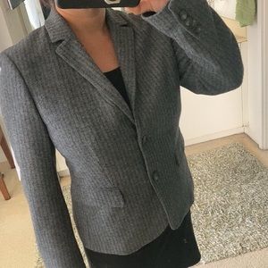 NEW Ann Taylor Gray Tweed Suit Jacket
